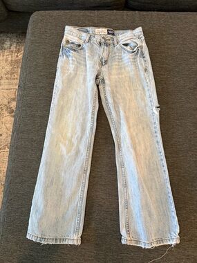 Aeropostale men’s Light Wash 2009 Jeans - Denton bootcut style 27/28 vintage